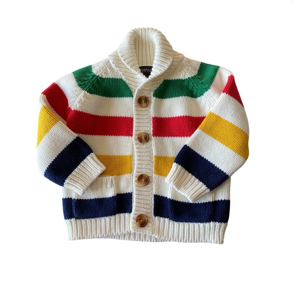Hudson’s Bay Button-down Sweater Toddler size 12-18 months pre-owned